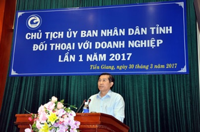 Tien Giang Province The First Business Dialogue in 2017 1